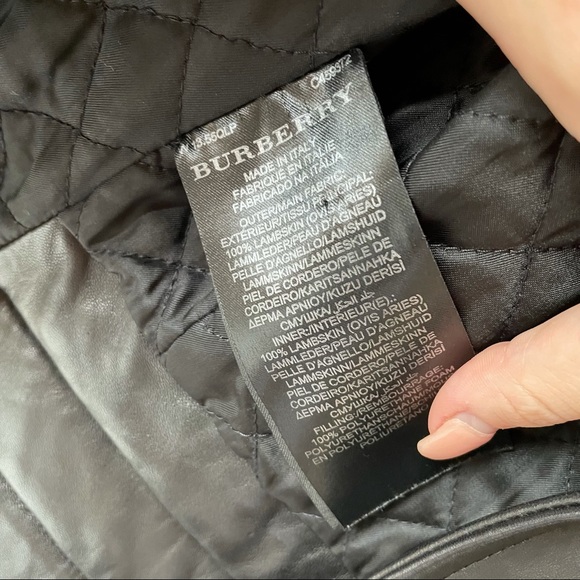 Burberry Prorsum Leather Moto Jacket Black - Picture 6 of 7